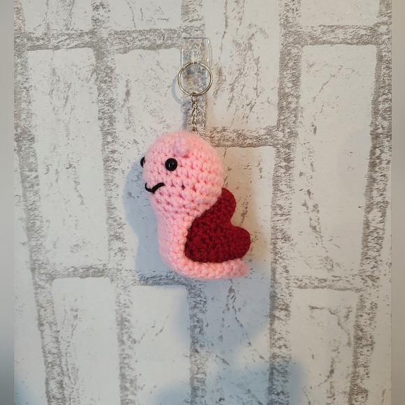 Valentine Snail Keychains! - Picture 3 of 4